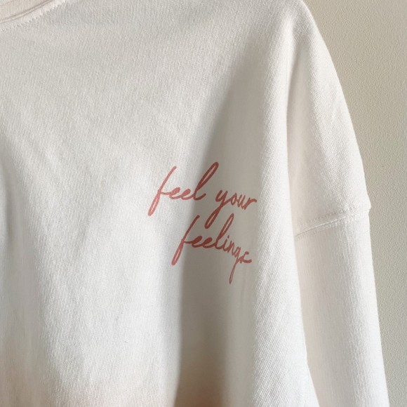 Cropped Pink Ambre Hoodie - Picture 3 of 7